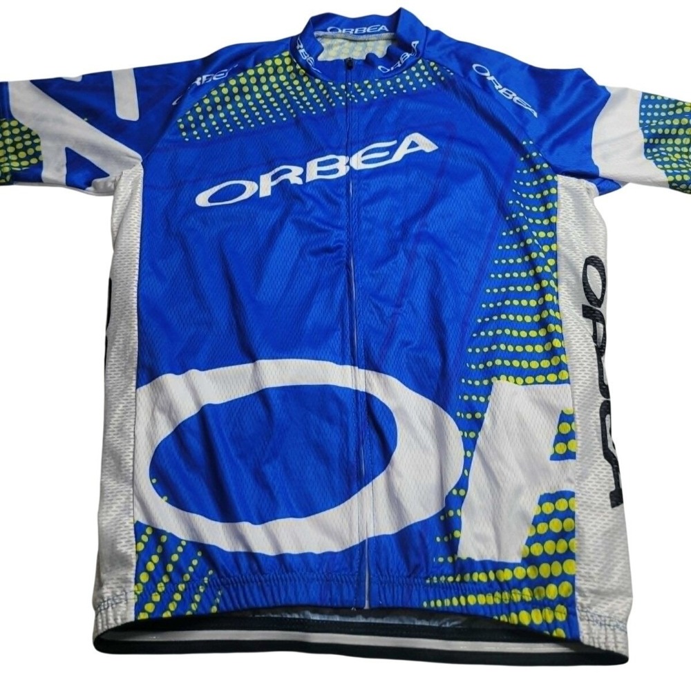 Orbea Cycling‎ Jersey Short Sleeve Zip Men's XXL Blue